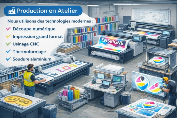 ateliers de fabrication d enseigne